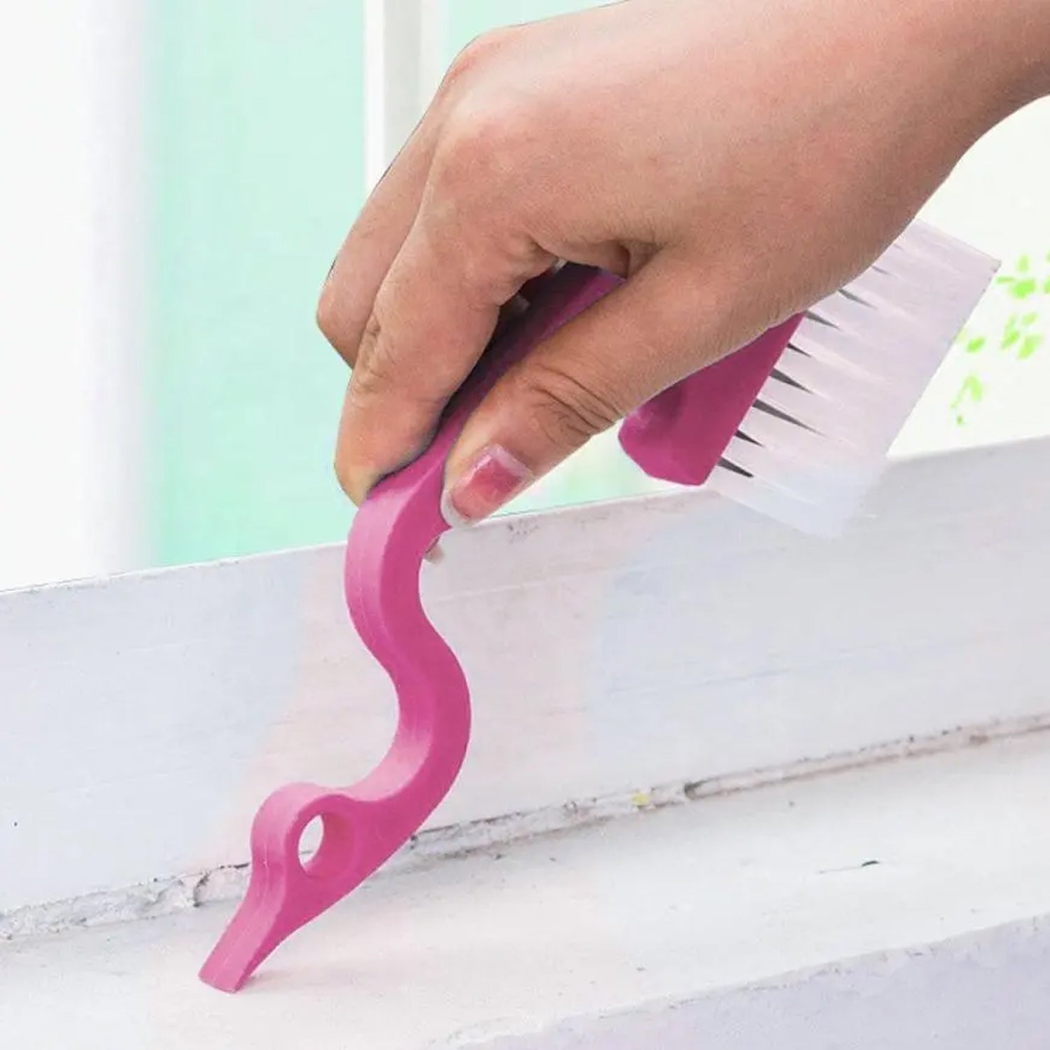 7545 Groove Gap Cleaning Brush, Kitchen Cleaning Tools Mini Corner Cleanings Tool Hand-held Shower Door Gap Cleaner for Window Blinds Sliding Door Track Gaps Corner Cleaner Brush Keyboard 7545 Groove Gap Cleaning Brush, Kitchen Cleaning Tools Mini Corner Cleanings Tool Hand-held Shower Door Gap Cleaner for Window Blinds Sliding Door Track Gaps Corner Cleaner Brush Keyboard